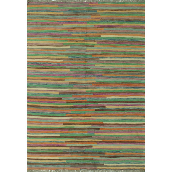 Union Rustic Winchester Kilim Anwaar Charcoal Rug Wayfair